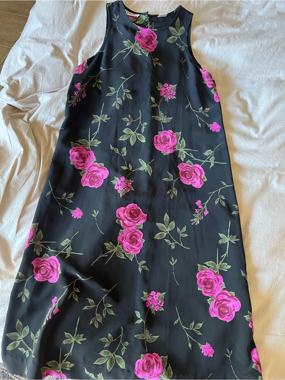 Laura Taylor Y2K vintage rose maxi dress